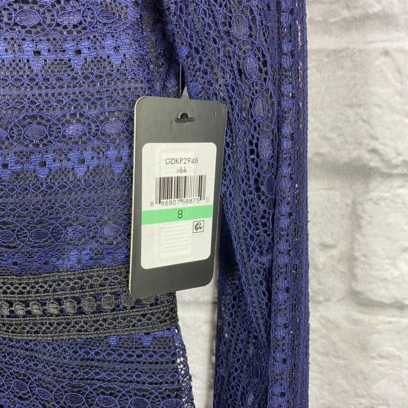 NWT Guess Lace Mesh Long Sleeve Dress - Picture 6 of 8